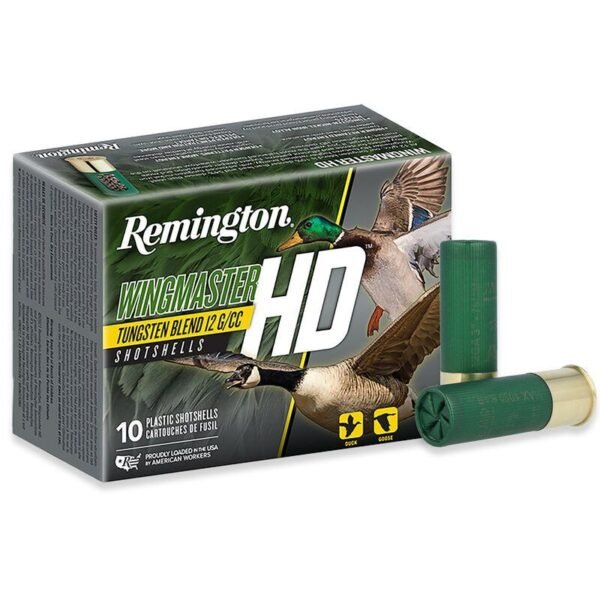 Remington wingmaster hd shotshells 12ga 3" 1-1/4oz #2 1450 fps 10/ct