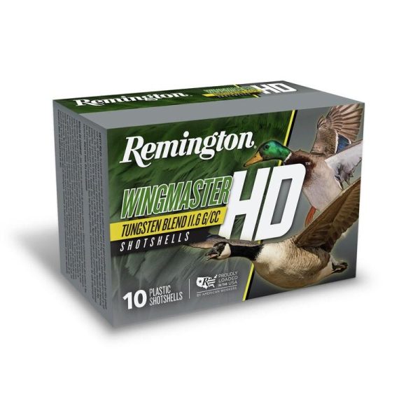 Remington wingmaster hd shotshells 12ga 3" 1-1/4oz #4 1450 fps 10/ct