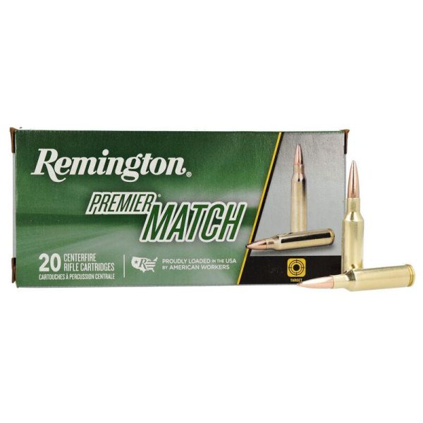 Remington premier match matchking rifle ammunition. 224 valkyrie 90gr bthp 2700 fps 20/ct