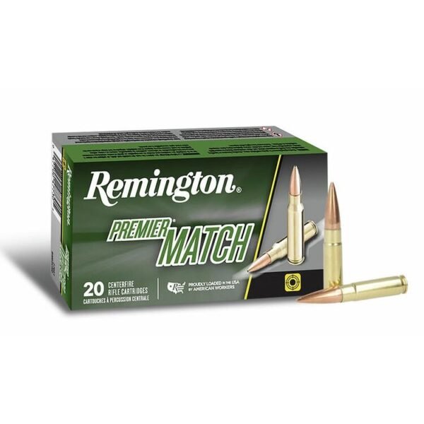 Remington premier match rifle ammunition. 300 aac blackout 125 gr otm 2215 fps 20/ct