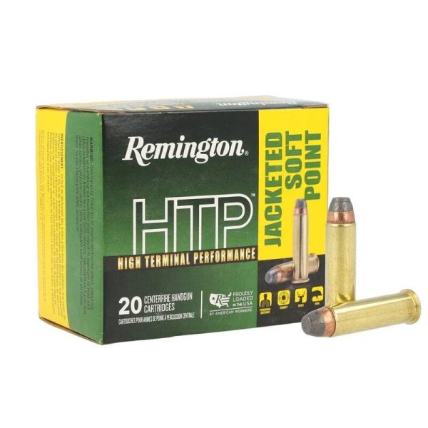 Remington htp handgun ammunition. 357 mag 158 gr jsp 1235 fps 20/ct
