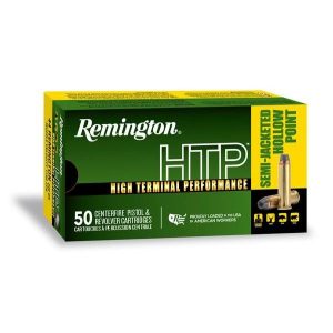 Remington htp handgun ammunition. 357 mag 180gr sjhp 1145 fps 20/ct