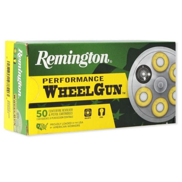 Remington wheelgun ammunition. 38 spl 158gr lswc 755 fps 50/ct