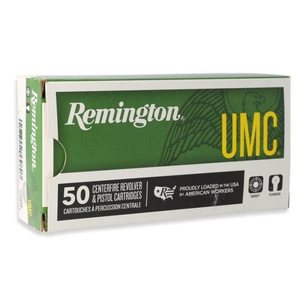 Remington umc handgun ammunition. 32 acp 71 gr fmj 905 fps 50/ct