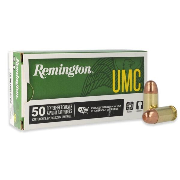 Remington umc handgun ammunition. 380 acp 95 gr fmj 955 fps 50/ct