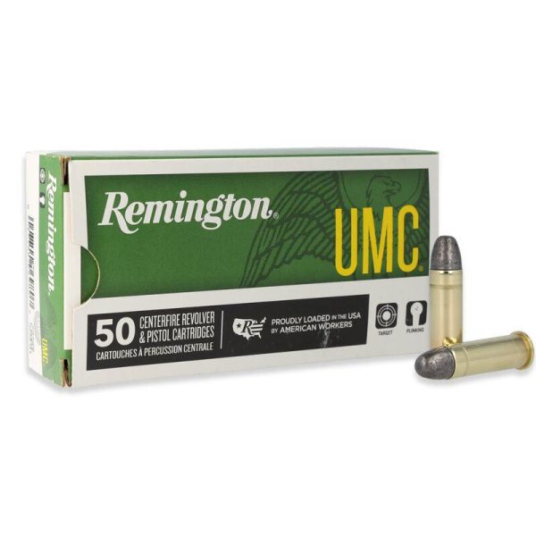 Remington umc handgun ammunition. 38 spl 158 gr lrn 755 fps 50/ct