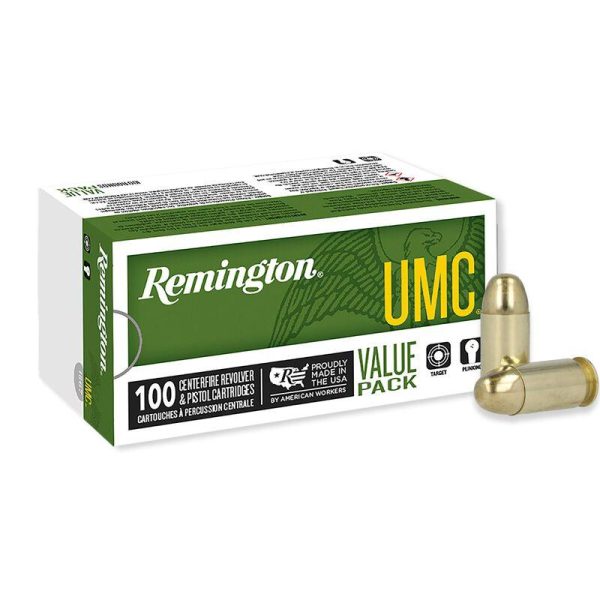 Remington umc handgun ammunition. 45 acp 230 gr fmj 835 fps 100/ct