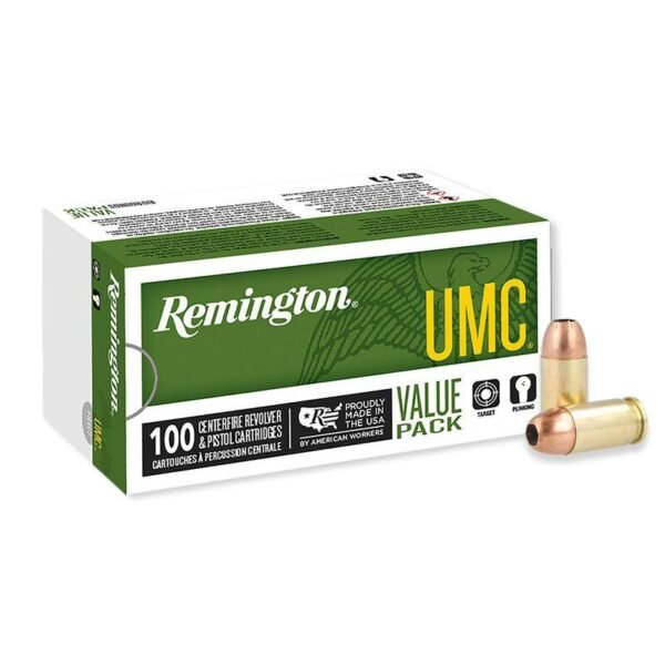 Remington umc handgun ammunition. 380 acp 88 gr. Jhp 990 fps 100/ct