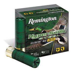 Remington hypersonic steel shotshells 12 ga 3-1/2 in 1-3/8 oz #bb 1700 fps 25/ct