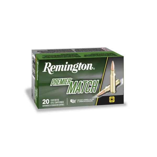 Remington premier match rifle ammunition. 260 rem 140gr otmbt 2750 fps 20/ct