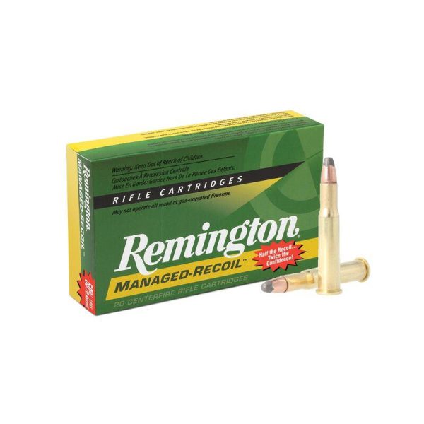 Remington managed recoil rifle ammunition. 30-30 win 125 gr core lokt sp 2175 fps 20/ct
