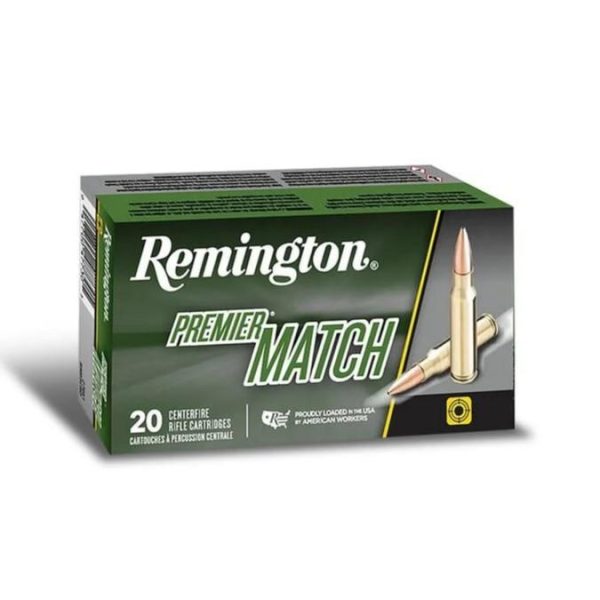 Remington premier match rifle ammunition. 223 rem 77 gr otm 2790 fps 20/ct