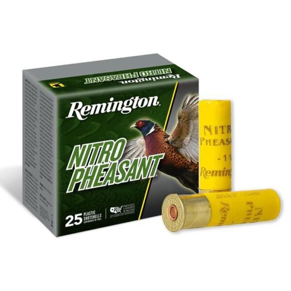 Remington nitro pheasant shotshells 20 ga 2-3/4 in 1 oz #5 1300 fps 25/ct