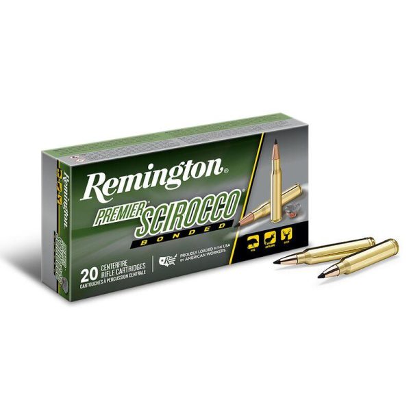 Remington premier scirocco rifle ammunition 270 win 130 gr pt 3060 fps 20/ct