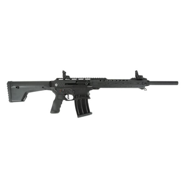 Sds imports mac f12 black shotgun 12 ga 3" chamber 5rd magazine 18. 5" barrel black ca compliant