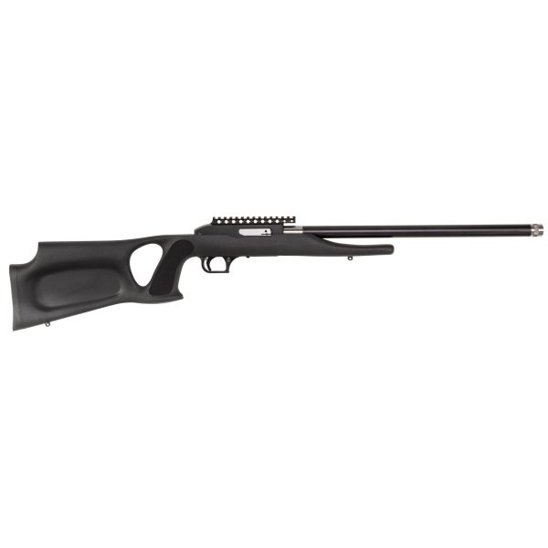 Magnum research switchbolt rifle. 22 lr 10rd magazine 18" ultra tension threaded barrel thumbhole black stock
