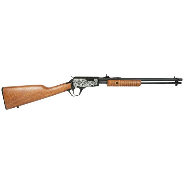 Rossi gallery pump rifle. 22 lr 15rd capacity 18" barrel wood stock snakeskin engraving