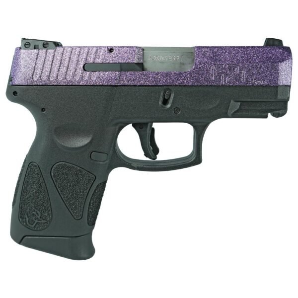 Taurus exclusive g2c "purple sparkle" handgun 9mm luger 12rd magazines(2) 3. 2" barrel black slide/grip