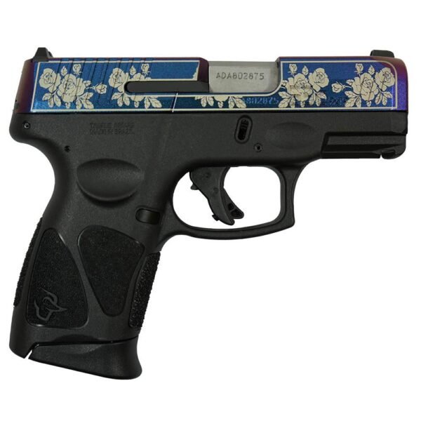 Taurus g3c "guns & roses engraved mongoose purple" handgun 9mm luger 12rd magazines(2) 3. 26'' barrel