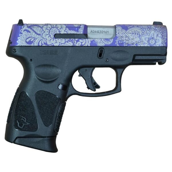 Taurus g3c custom "purple paisley"  t. O. R. O. Handgun 9mm luger 12/rd magazines (3) 3. 2" barrel optic ready