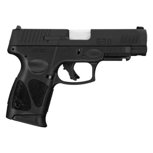 Taurus g3xl handgun 9mm 10rd magazines (2) 4" barrel black non manual safety