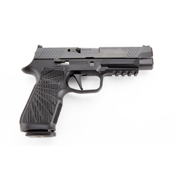 Wilson combat/sig p320 full-size handgun 9mm luger 17rd magazines (2) 4. 7" barrel black grip module