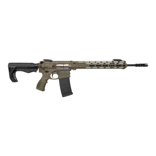 Fostech stealth lightning rifle 5. 56mm 30rd magazine 16" barrel 13" rail echo ar ii trigger od green