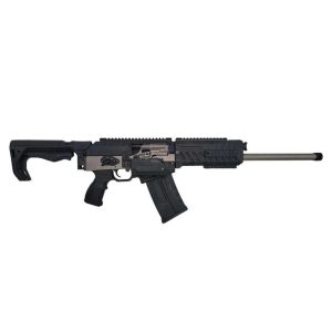 Fostech origin 12 gen 2 shotgun 12 ga 5rd magazine 18. 5" m22 x. 75 -6g threaded barrel black nickel