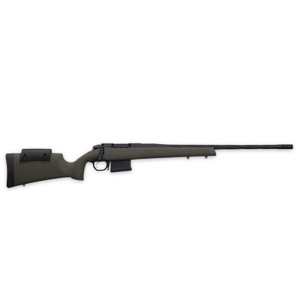 Weatherby 307 range xp rifle. 257 wby mag 5rd magazine 26" barrel + 2" brake od green stock