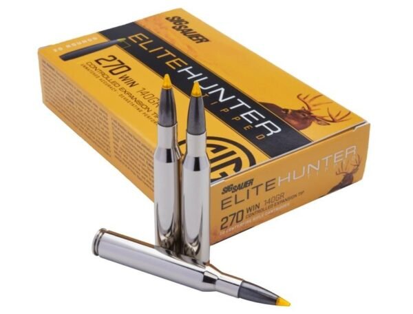 Ammo 270 win 140gr elite tipped hunting box/20