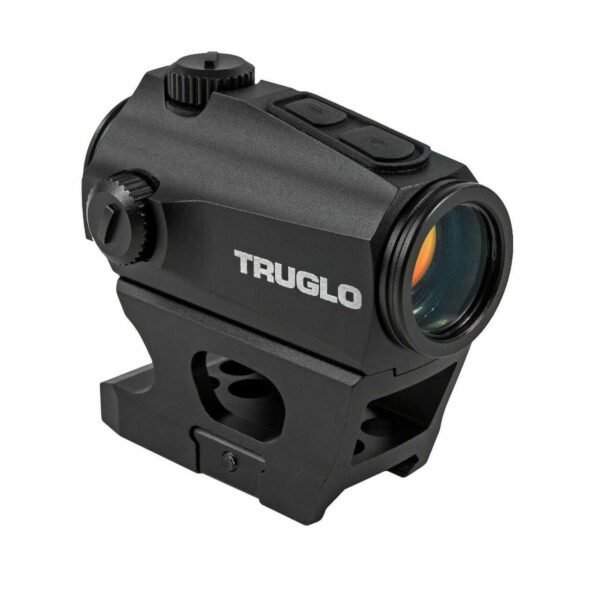 Truglo ignite mini red dot sight with high and low mount- 30mm 2 moa green dot