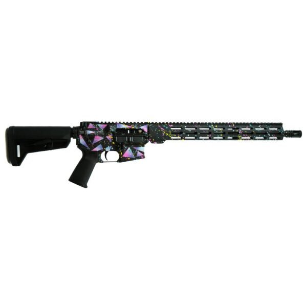 Shark coast tactical "retro miami" ar-15 rifle 5. 56mm 30rd magazine 16" barrel 15" mlok handguard