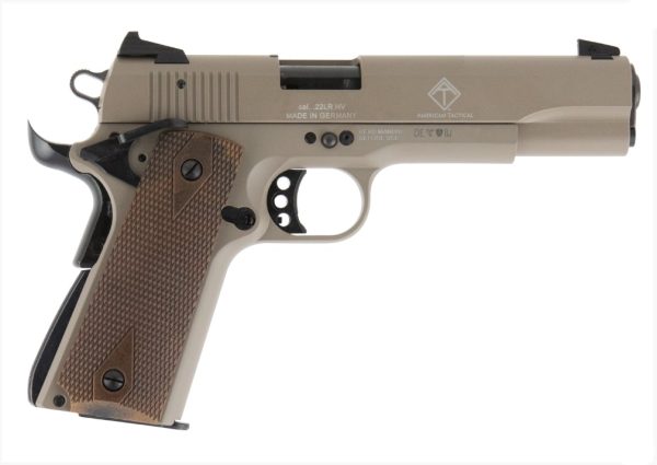 American tactical inc gsg m1911 22lr tan/wd 5" 10+1