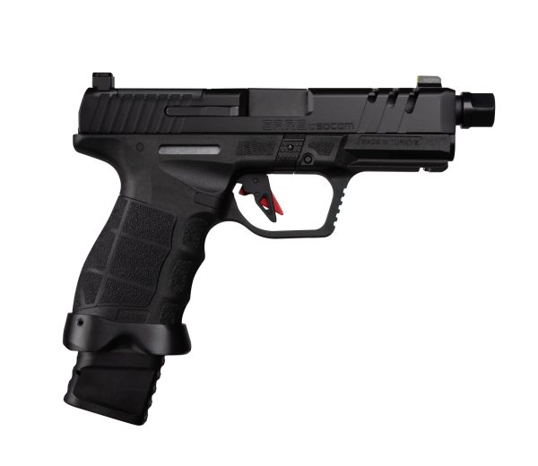 Sar firearms sar9 socom cpt 9mm blk 4. 5" tb