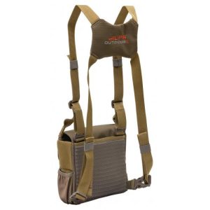 Brown ALPS OutdoorZ hunting bag with adjustable straps and mesh back, designed for carrying firearms and ammo.