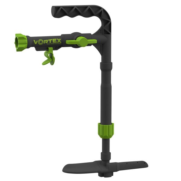 Black and green vortex wild game cleaner with ergonomic handle and adjustable components.