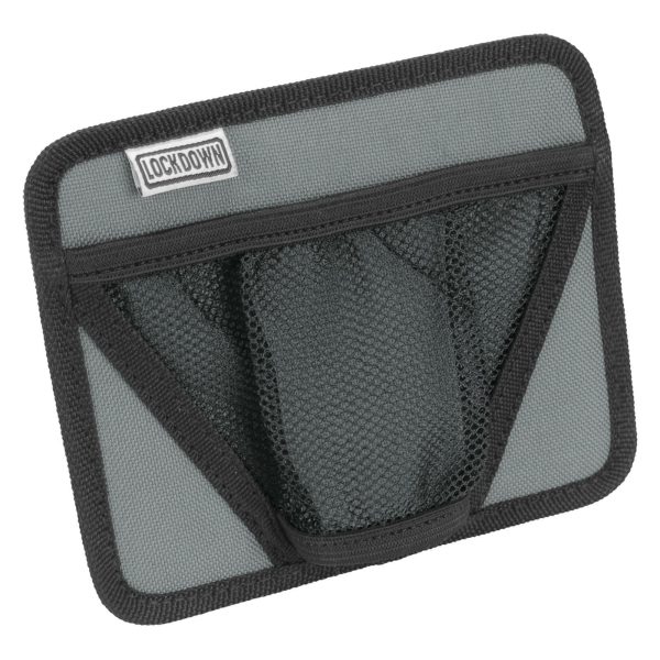 Green and black mesh and fabric lockdown utility bag for firearms and ammo.