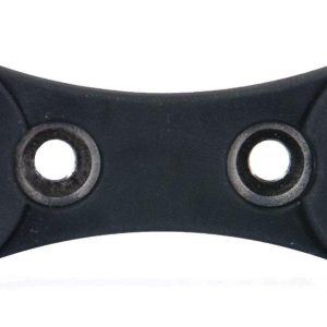 Black Lockdown magnetic gun barrel rest with two circular grooves and embossed logo.