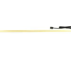 A long, thin, beige-colored rod with a black power cord and plug on one end.