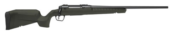 A matte black and dark green bolt-action rifle with a synthetic stock and streamlined barrel, suitable for firearms enthusiasts and hunters in casey, iowa.