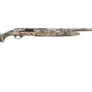 Camo-pattern shotgun with a long barrel and black trigger guard, ideal for hunting, available in casey, iowa.