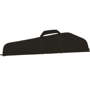 Black firearm gun case with handles and zippered closure; keywords: Firearms, Guns, Ammo, Bag, Iowa, Casey Iowa.
