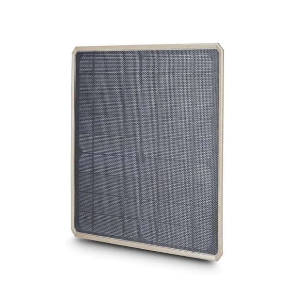 A rectangular, multi-layer black air filter with a beige frame, featuring a textured, grid-like surface.