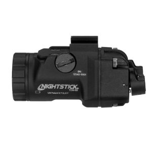 Black Nightstick firearm accessory with branding and serial number visible, suitable for tactical use.