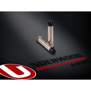 Silver and black bullets on a dark background with red and white underwood ammo logo.