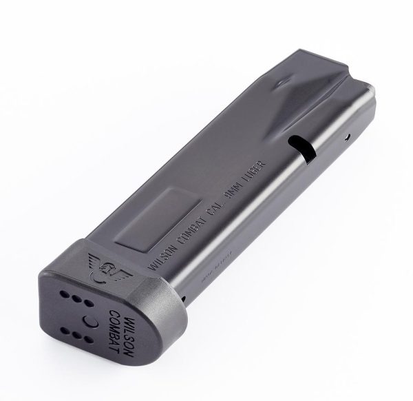 Black wilson combat 9mm luger magazine.