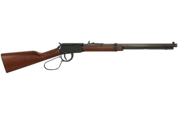 A classic lever-action rifle with a rich brown wooden stock and a matte black metal barrel, available in casey, iowa. Suitable for firearms enthusiasts and collectors seeking guns and ammo in iowa.
