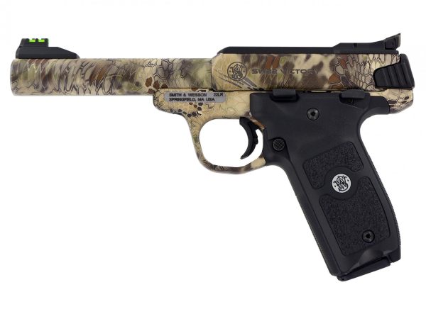 Smith and wesson sw22 victory 22lr kryptek 5. 5"