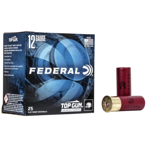 Federal top gun 12 ga 2-3/4" 1-1/8 oz #7. 5 25/box