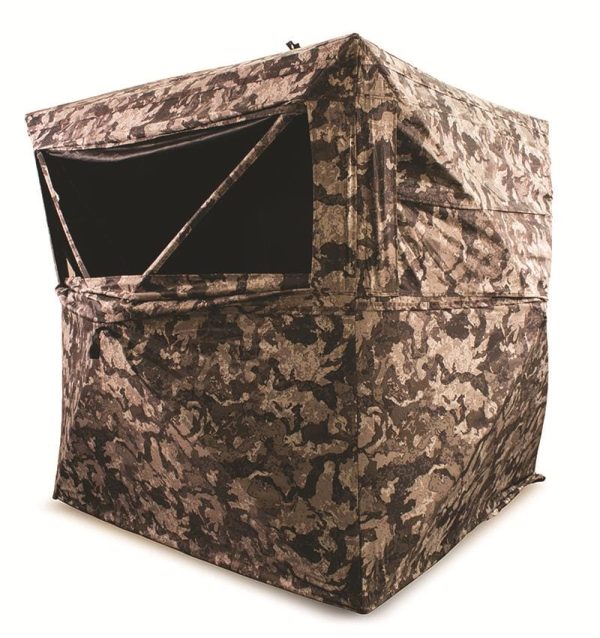 Hme 3-person pop-up ground blind 75x75x67" cervidae camo